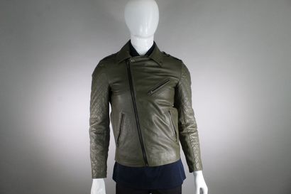null EACH OTHER PARIS 



Perfecto in olive lambskin with partial quilting, grey...