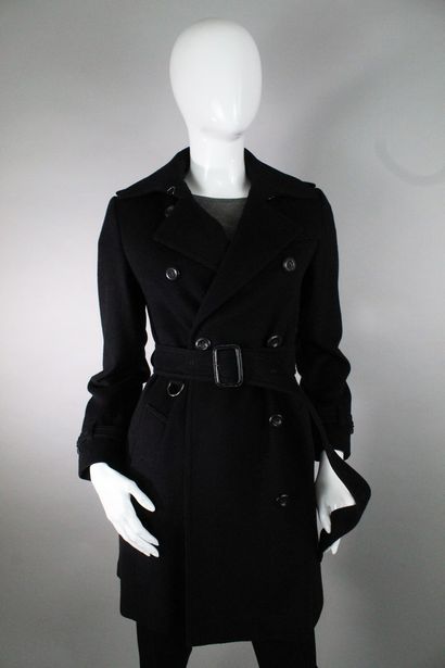 null BURBERRY 



Virgin wool and black cashmere long coat in a trenchcoat style,...