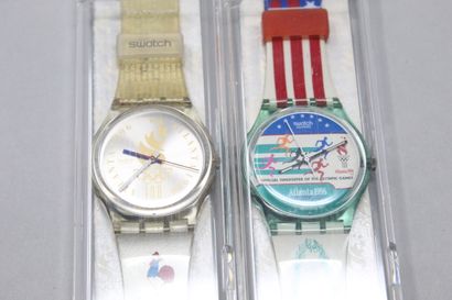 null SWATCH

Montre modèle Atlanta 1996, boîte d'origine, avec son certificat. 

Montre...