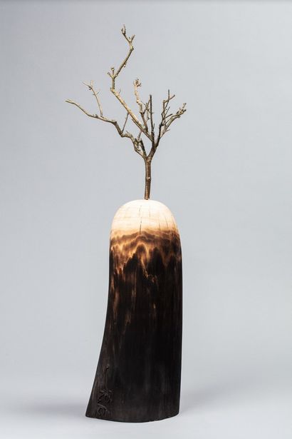 null SEBBAN ARno, born in 1975

Origin of the world, 2018

wood carved and burned...