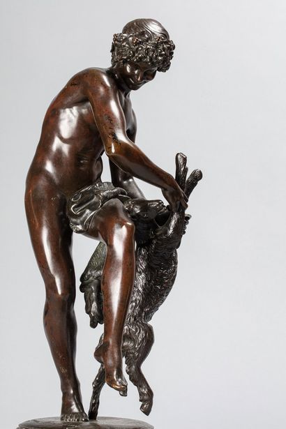 null BARTHÉLÉMY Raymond, 1833-1902

Bacchus dansant avec un chevreau

groupe en bronze...