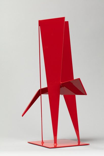 null MALTIER Dominique, born in 1954

Untitled red

sculpture in cut and welded metal...