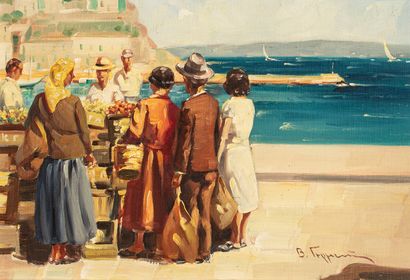 null GERMENIS Vasilis, 1896-1966

Stall on the quay of a port

oil on isorel, signed...