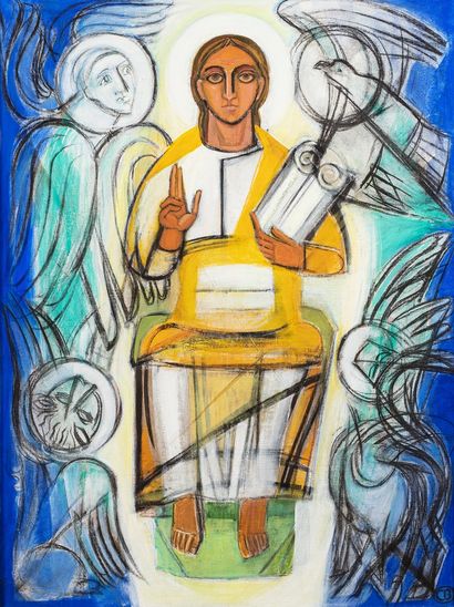 null BROGLY Colette, 20th century

Christ with the Apostles

acrylic on canvas, monogrammed...