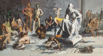 null VAKIRTZIS George, 1923-1988

The Fine Arts Studio, 1979

oil on canvas (traces...