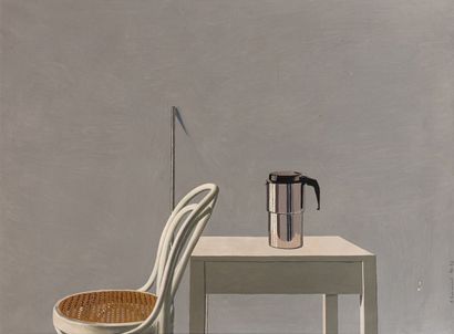 null KANAKAKIS Leuteris, 1934-1985

Chaise, table et cafetière, 70/73

huile sur...
