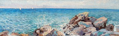 null THOMOPOULOS Epaminondas, 1878-1974

Seaside with Rocks, 1920

oil on canvas...