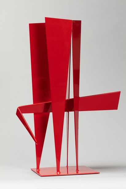 null MALTIER Dominique, born in 1954

Untitled red

sculpture in cut and welded metal...
