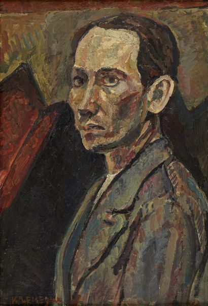 null KREMEGNE Pinchus, 1890-1981

Autoportrait, circa 1922

huile sur toile, signée...