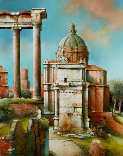 null CHAPAUD Marc, born in 1941

The forum in Rome

oil on canvas, signed lower left,...