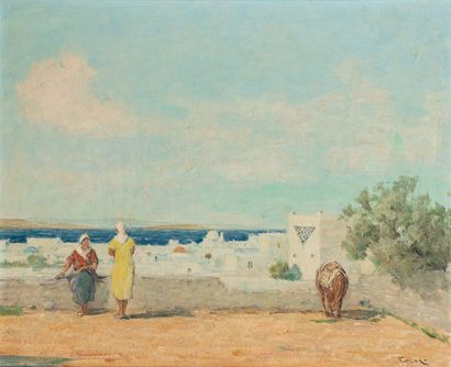 null COSMADOPOULOS Georges, 1895-1967

Mykonos, deux femmes sur une terrasse vers...
