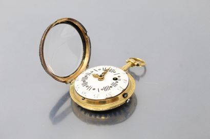 null LEPINE in Geneva

Late 18th century.

Enamelled gold watch. Round case on hinge,...