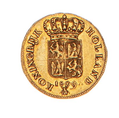 null HOLLANDE - LOUIS NAPOLEON 

Ducat d'or à l'effigie à l'ecusson 1809. 

Fr :...