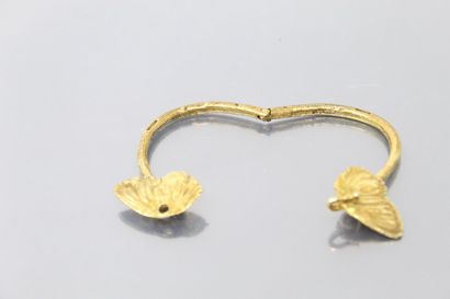 null CLAUDE LALANNE

Bracelet ouvrant articulé « papillon » en bronze doré

Signé...