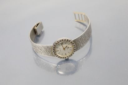 null OMEGA

Montre bracelet de dame, boîtier en or gris 18k (750), cadran à fond...
