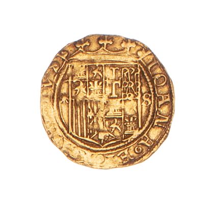 null SPAIN - CHARLES & JEANNE (1516-1556)

1 escudo or Seville * S

Fr : 153. 

Cal....
