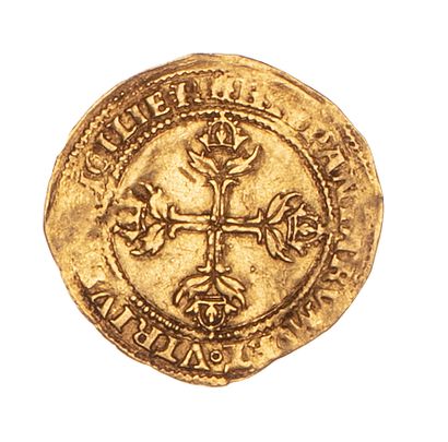 null ITALY - NAPLES - CHARLES QUINT (1519-1556)

Golden Scudo. 

Fr : 836. 

Large...