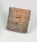 null Tablette gravée sur les faces d'un texte cunéiforme: bordereau. Argile. Mésopotamie,...