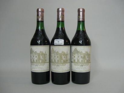 null 3 Bouteilles CH. HAUT-BRION, 1° cru, Pessac-Léognan -- 1984 -- (elt, 1 TLB)