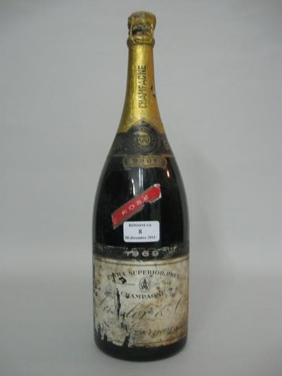 null 1 Magnum CHAMPAGNE rosé, Giesler -- 1969 -- (eta, LB)