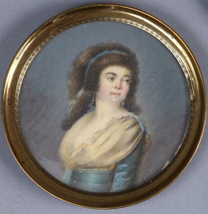 null DUMONT François (Ecole de)

1751 - 1831

Portrait de jeune femme en buste, aux...