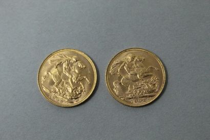 null Two Edward VII Gold Sovereigns (1908).

Small shocks on the edge.

Weight :...