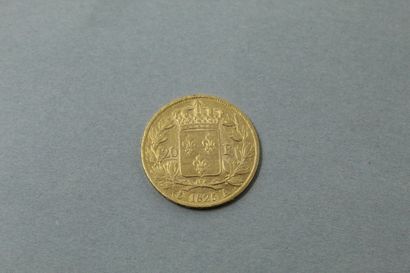 null Gold coin of 20 Francs Charles X 1825 A.

Small shocks on the edge.

Weight...