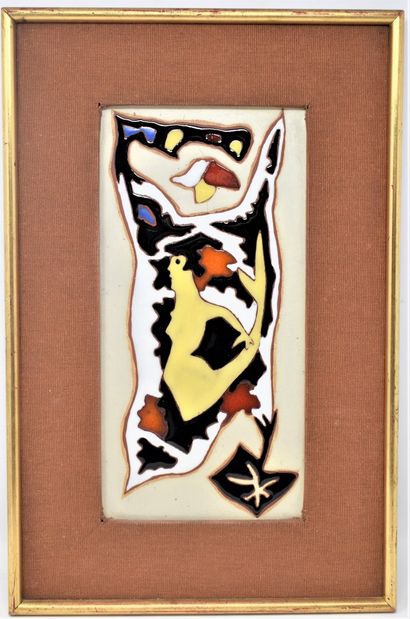 null Jean LURCAT (1892-1966)

Carreau de ceramique émaillé polychrome à décor de...