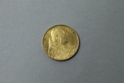 null Pièce en or de 100 Lire Pie XI, An XI, 1932. Vatican.

TTB à SUP. 

Poids :...