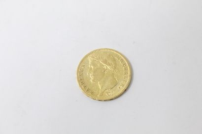 null Pièce en or de 20 francs Napoléon Ier tête laurée (1810 A.)

TB. 

Poids : 6.40...