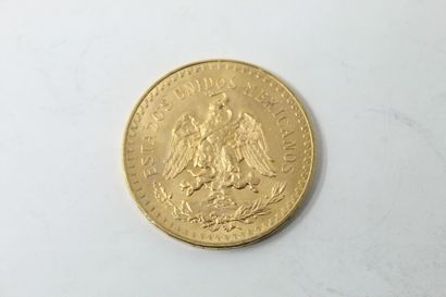 null Pièce en or de 50 Pesos mexicain "Centenario".

Poids : 41.66 g.