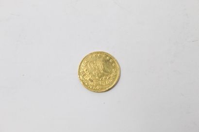 25 Kurus gold coin - Abdul Aziz (1277 (Muslim...