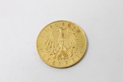 null 100 Schilling gold coin (1926)

Shock. 

Weight : 23.50 g.