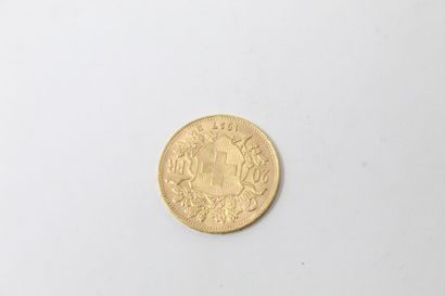 null Pièce en or de 20 francs Vreneli (1927 B)

TTB à SUP.

Poids : 6.45 g.