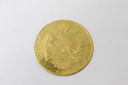 null Gold coin of 4 ducats Franz Joseph I (1915) 

TTB. 

Weight : 13.96 g.