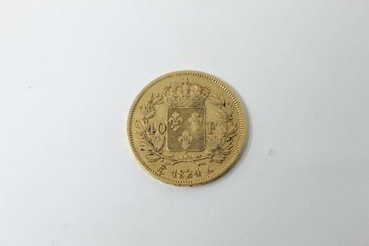 null Pièce en or de 40 Francs Charles X 1824 A

TTB à SUP. 

Poids : 12.90 g.