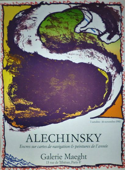 ALECHINSKY Pierre 
1981	 
Affiche originale....