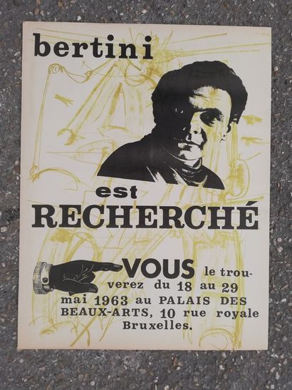 null BERTINI Giani

Brussels 1963

Original poster lithograph on paper. 	

65x50...