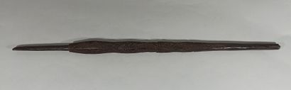 null Papua New Guinea stick, Sepik region, early 20th century,

Nice old dark brown...