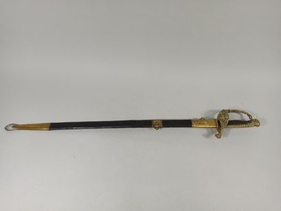 null Naval officer saber model 1837. 

Crowned anchor decoration.

Second Empire...