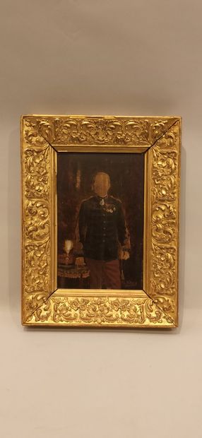 null French school of the 19th century,

Portrait of an officer wearing the Legion...