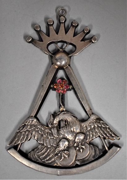 null Jewel of knight Rose Cross.

Pelican with a cross on the obverse and eagle with...