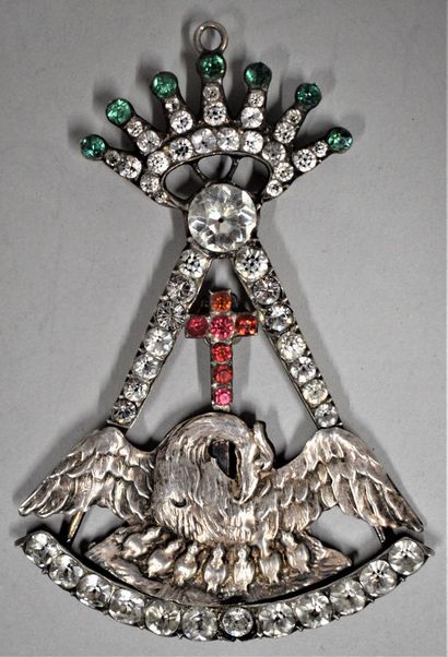 null Jewel of knight Rose Cross.

Pelican with a cross on the obverse and eagle with...