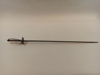 null Small town sword certainly carried by a teenager. 

Iron frame inlaid with silver...