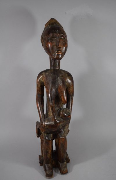 null BAOULE Maternity, Ivory Coast

Late sculpture for the use of colonial societies.

Height...