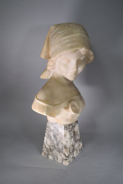 null R. PARENT (XIXème-XXème siècle)

Buste de jeune fille corsetée sur piédouche

Sculpture...