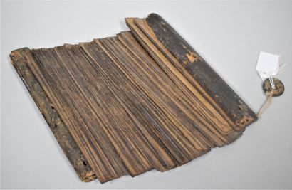null TIBET, 20th century

Prayer book composed of strips (bark) linked together by...