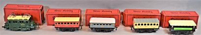 null HACHETTE HORNBY Series 

Locomotive and passenger cars, scale "O":



- Type...