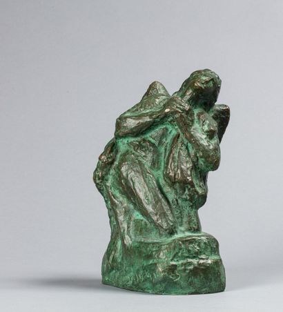 null HALEPAS Yannoulis, after 

Angel

bronze with a shaded brown-green patina, posthumous...