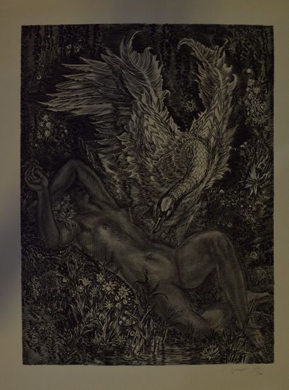 null DECARIS Albert (1901-1988)



Leda and the Swan, 

Engraving on paper, Signed...